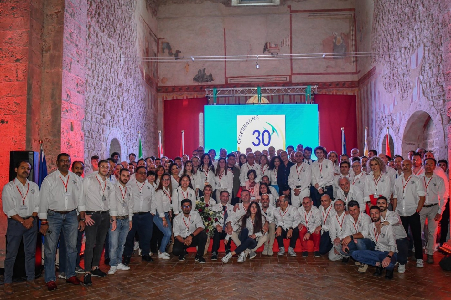 EDA Industries celebrated its 30th anniversary at the Abbey of San Pastore