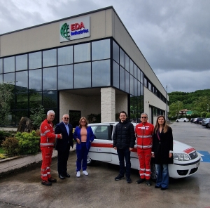 Through a contribution of EDA Industries, Red Cross Rieti has repaired a car to serve the community